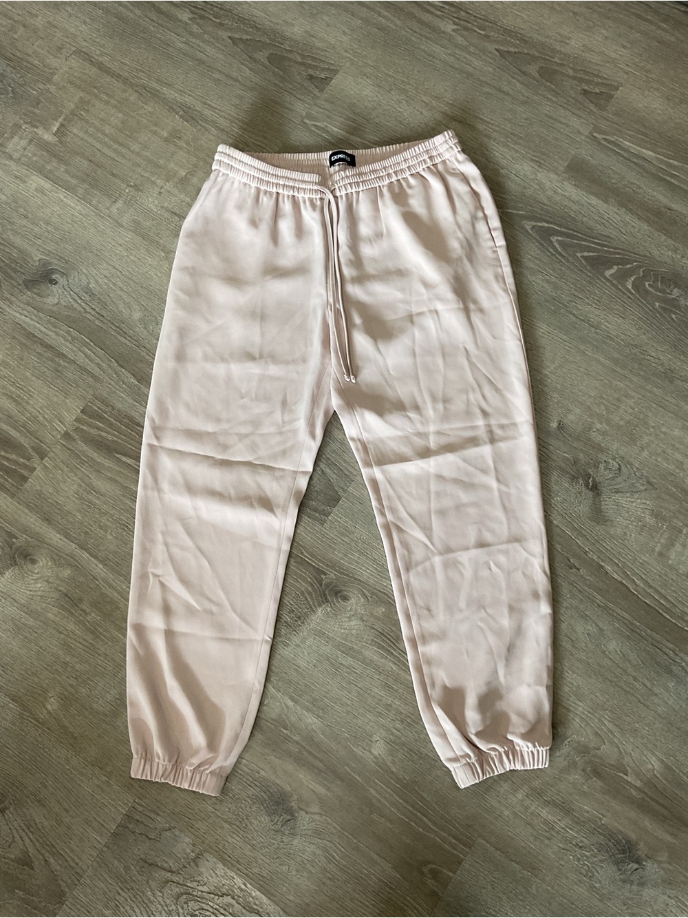 Express Blush Elastic Waist Joggers